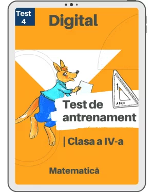 Test 4 – Cangurul Matematician – Clasa a IV-a