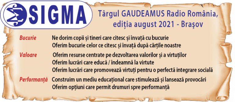 SIGMA la GAUDEAMUS Brașov 2021