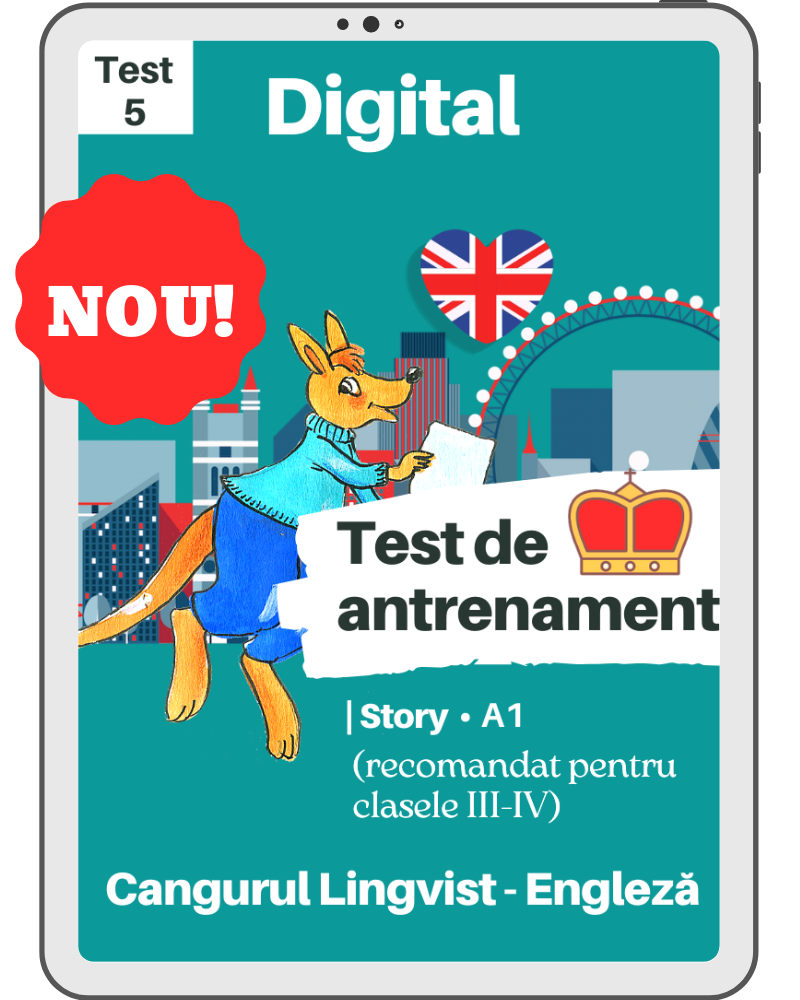 Test 5 de antrenament Cangurul Lingvist – Engleza (STORY)