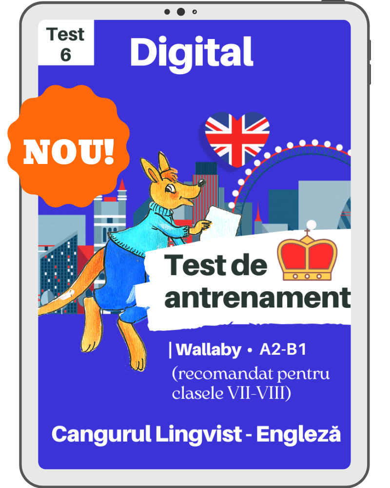 Test 6 de antrenament Engleza – Wallaby