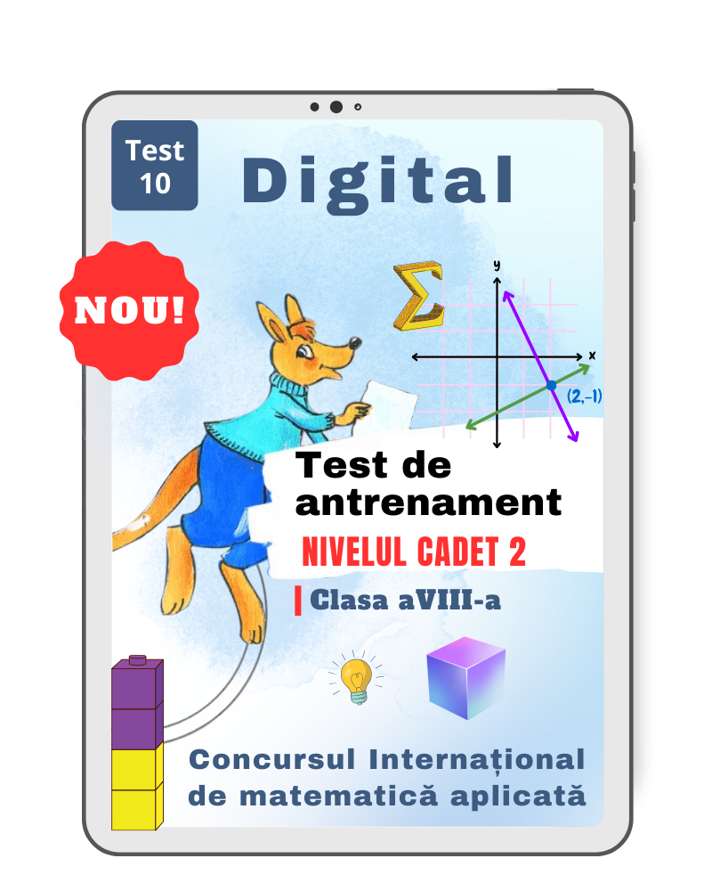 Matematica aplicată RO - cls 8- TEST 10