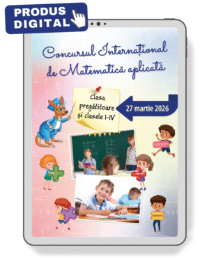 CONCURSUL INTERNAŢIONAL „CANGURUL DE MATEMATICĂ” din 27 martie 2026