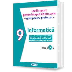 Info (științe) cls.9 - ghid profesori